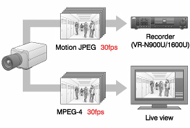 figure:MPEG-4/Motion JPEG Full-Frame Dual Stream