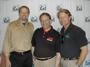 Olive Crest CEO Donald Verleur, JVC's Larry Librach and Perry King.